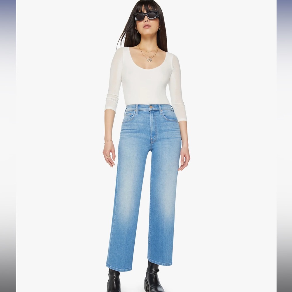 Mother Jeans The Rambler Zip Ankle